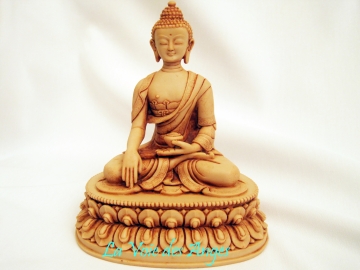 .Bouddha résine - Inde - 14 cm