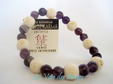 .Bracelet karma Améthyste