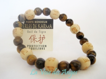 .Bracelet karma Oeil de tigre