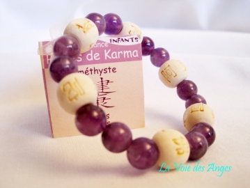 Bracelet karma Enfant Améthyste