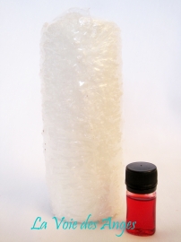 Bougie de sel - Blanc