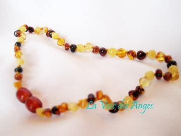 Collier bébé Ambre Multicouleur
