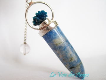 .Pendule Lapis et Chalcanthite