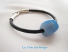 Bracelet Pierre Agate Bleue