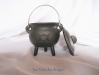 Chaudron : Triple Lune en fonte