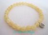 Bracelet Perle Calcite Miel