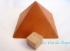 Pyramide de Kheops Plaqué Acajou GM