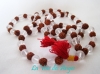 .Mala cristal de roche et graine de rudraksha