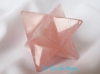 Etoile Merkaba Quartz rose - 6 cm
