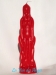 Bougie figurative - Femme Rouge