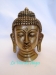 .Visage de Bouddha doré - Inde - 13,5 cm