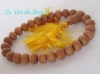 .Mala prosternation santal blanc - 8 mm