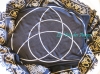 Nappe d'Autel : Triketra, Noire (90cm)