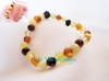 Bracelet bébé Ambre multicouleur